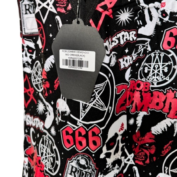 ROB ZOMBIE: DEMONOID
MIDI DRESS(BLACK) M - Picture 6 of 8